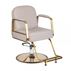Hairdressing Chair GABBIANO ACRI GOLD biege